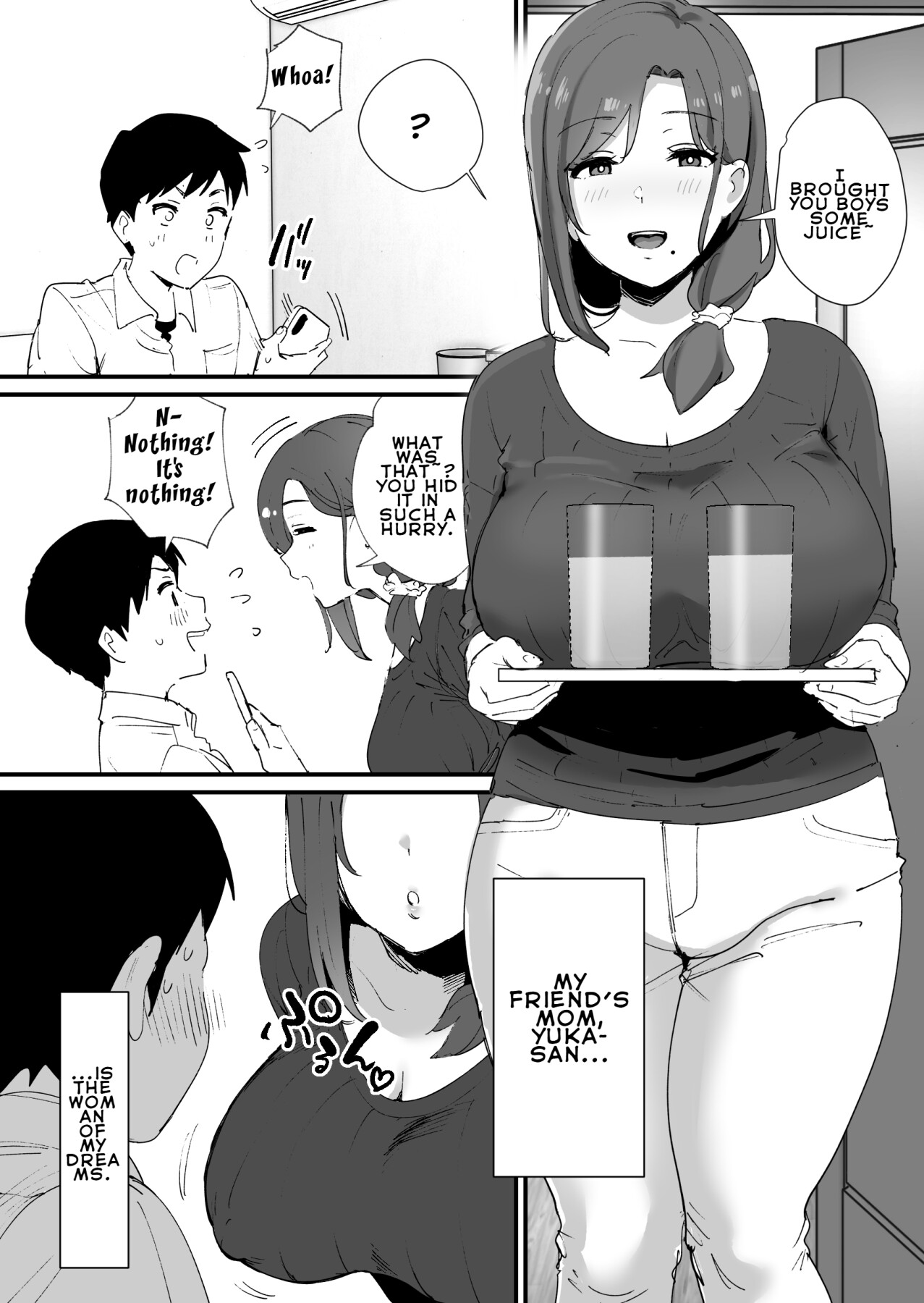 Hentai Manga Comic-The Time I Matched With My Admired Friend's Mom-Read-3